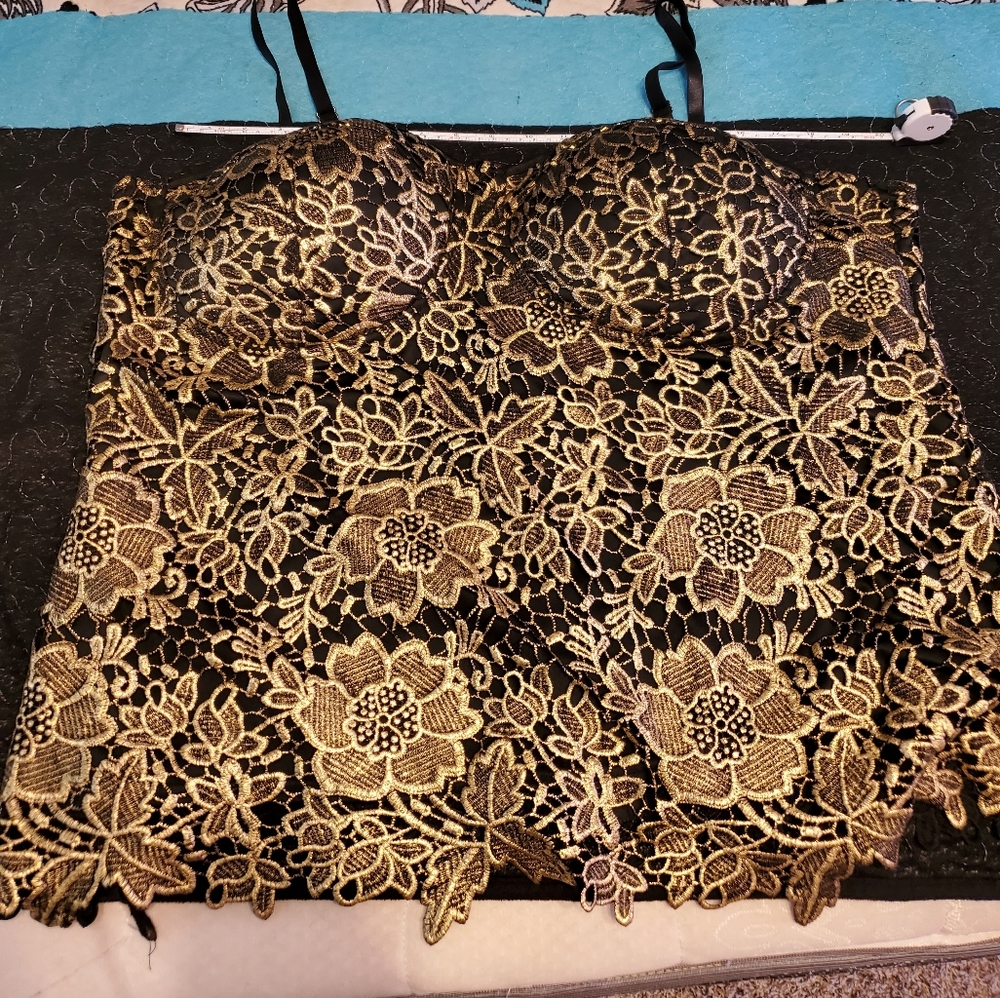 Torrid Gold  corset